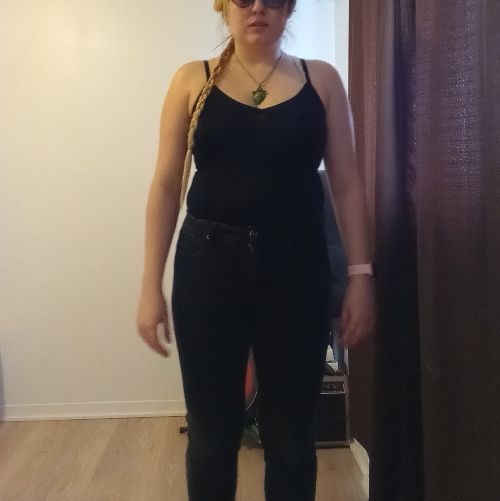Straight Black Pants